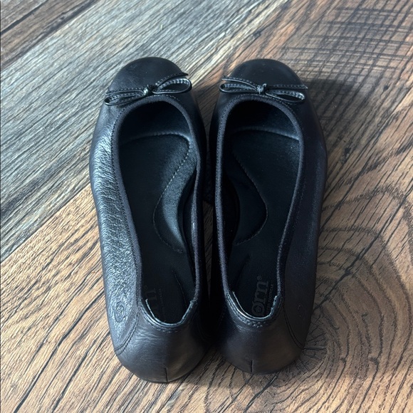 Born Black Ballet Flat Shoe Slipper Loafer Genuine Leather Women’s Size 8.5 - Picture 5 of 7